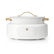 Beautiful 10 in 1, 6 Qt Electric Multi-Cooker, White Icing by Drew Barrymore