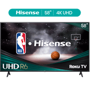 Hisense 58" Class 4K UHD LED LCD Roku Smart TV HDR R6 Series 58R6E3